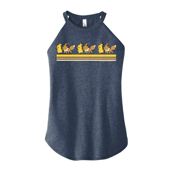 Pokémon - Pikachu and Eevee - Juniors High Neck Tank Top