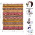 thumbnail image 4 of Boho Yellow Ethnic Geometric Pattern Blanket,Comfortable Soft Flannel Throw Blanket,All Season,Warm Lightweight Blankets for Sofa Bed Couch Living Room Chair,30"x40", 4 of 4