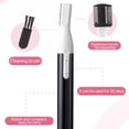 thumbnail image 6 of EXLEAF 2026 New Eyebrow Razor,Non-Slip Handle Eyebrow Trimmer,More Stable Operation Face Razors for Women for Home,Salon,Travel, 6 of 7