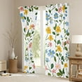 thumbnail image 3 of Castle Fairy Boys Girls Colorful Flowers Curtains Pack of 2 (42x84 Each),Spring Garden Curtains Blackout,Chic Floral Blossoms Bedroom Curtains,Ultra Soft Home Decor, 3 of 6