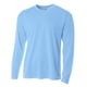 thumbnail image 1 of Camiseta de manga larga de malla Birds-Eye para hombre AZUL CLARO S A4 N3253, 1 of 1
