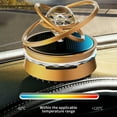 thumbnail image 6 of Solar Car Aromatherapy Diffuser, Space Purifier Autorotation Decoration Accessories for Car Interior, No Battery Needed, Compact Size, Easy to Install, Odor Removal, 6 of 9