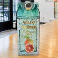 thumbnail image 1 of Vaso de leche estilo caja con aislamiento de doble pared, 430 ml, color verde, ideal para estudiantes y actividades al aire libre, 1 of 5