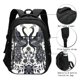 thumbnail image 3 of Fotbe Artistic Black White Peacocks Mochila con Estampado y Puerto USB para Hombre y Mujer, Mochila Antirrobo, Mochila de Viaje, Mochila Escolar, Mochila Universitaria, 3 of 7