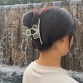 thumbnail image 2 of Unique Bargains Hair Clip Classic Faux Pearl Hair Clip Elegant Luxurious Cute Hair Accessories for Women 4.33" Gold Tone, 2 of 6