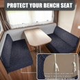 thumbnail image 2 of HELLHERO Sofa Chair Cover, Compatible with RV Couch, RV Cushion Slipcover for Bench Camper Cushions Furniture Protector, Black, 2 of 8