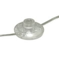 thumbnail image 6 of Evelyn&Zoe Modern Metal Floor Lamp with Seeded Glass Shade, 6 of 11