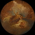 thumbnail image 2 of Bon Boullogne 12x12 Gold Ornate Wood Frame and Double Matted Museum Art Print Titled - Glory of Saint Jerome (1704), 2 of 4