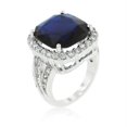 thumbnail image 1 of Deep Blue Sapphire Engagement Ring, <b>Size :</b> 09, 1 of 1