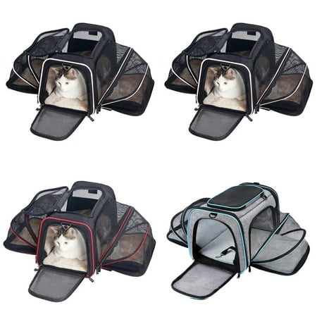 FPWNGL Convenient Portable Foldable and Breathable Pet Carrier Backpack - Lightweight Shoulder Bag Handbag for Easily Transporting Pets - Ideal for Busy Pet Parents On-the-Go - Great f