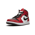 thumbnail image 6 of JORDAN MENS Air Jordan 1 Mid "Chicago Black Toe" 554724 069 from Stadium Goods, 6 of 9