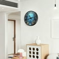 thumbnail image 6 of Voice Activated Clock with Glow Light 12 Inch Large Silent Wall Clock Battery Operated for Home Decor Underwater Scene, 6 of 8