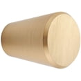 thumbnail image 2 of Rawiri Juego de 10 pomos de puerta para muebles de latón puro macizo para armarios, cajones y armarios, cono dorado de 20 mm, 2 of 5