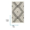 thumbnail image 4 of Livabliss Area Rugs for Living Room, 5x7 Bedouin Global Black Rug, Bedroom Dining Room Home Decor Stain Resistant Carpet (5' x 7'6"), 4 of 8