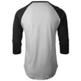 thumbnail image 3 of Ma Croix Men's Basic Baseball Raglan 3/4 Sleeve T-Shirts, 3 of 5