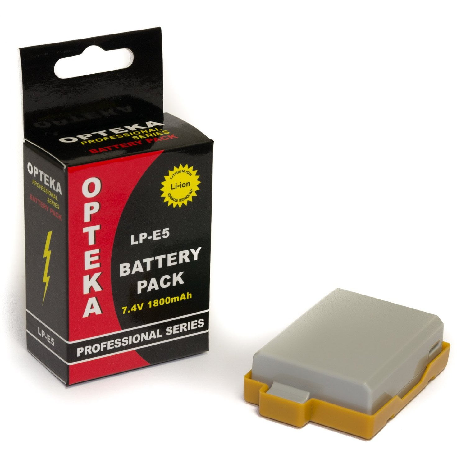 Opteka LPE5 1800mAh Ultra High Capacity Liion Battery Pack for Canon