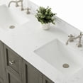 thumbnail image 4 of Vanity Art 60 x 22 x 34 in. Single Sink Bathroom Vanity with Quartz Top & Backsplash, Silver Gray, 4 of 10