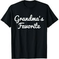 thumbnail image 1 of Grandma's Favorite divertida para hombre Camiseta | Camiseta casual de algodón, 1 of 7