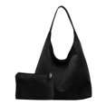 thumbnail image 1 of Bolso Tipo Cubo Hombro para Mujer Gamuza Gran Capacidad Moderno Con Hobo Bolsillo, 1 of 9