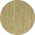 thumbnail image 1 of Ahgly Company Indoor Round Abstract Brown Contemporary Area Rugs, 7' Round, 1 of 4