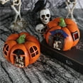 thumbnail image 4 of Calabaza Calavera Lámpara Linda Forma Decoración De Halloween Luz Fina Mano De Obra Led Calabaza Calavera Lámpara Resistente A La Corrosión Para El Hogar Tienda Kearding HA026802-01, 4 of 7