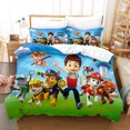 thumbnail image 1 of siniker Bedding Set Kids Quilt Cover 3D Cartoon Playing Bed Cover Set with Pillowcase and Zipper Closure, 1 of 2