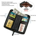 thumbnail image 3 of S-ZONE Women RFID Blocking Crossbody Cell Phone Purse Small Faux Leather Wallet Purse, 3 of 7