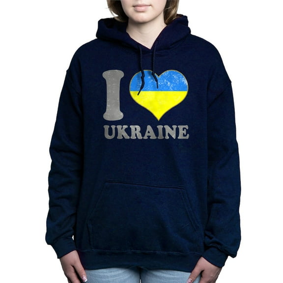 CafePress - I Love Ukraine Native Ukrainian Flag Sweatshirt - Pullover Hoodie, Classic & Comfortable Hooded Sweatshirt