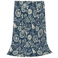 thumbnail image 2 of Pofeuu Nautical Style Print Ultra-Soft Micro Fleece Blanket,for Bed Or Sofa,All Season Throw Blankets Flannel Blanket-80"x60", 2 of 7