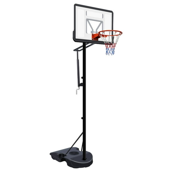 Basketball Hoop Portable Basketball Hoop for Youth Adults & Kids,Adjustable Height 6.89 ft to 10.01 ft,34 inch Backboard with Rebound System, Indoor/Outdoor Basketball Goal with Water/Sand Base, Whee