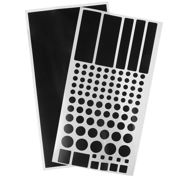 ROSENICE 2Sheets Black Light Stickers Blackout for Led Lights Shading Dimming Home Office Electronics