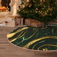 thumbnail image 5 of Rateoe Green Marble Pattern Christmas Tree Skirt with Ties, Christmas Tree Decorations, Farmhouse Christmas Decor Xmas Holiday Decorations-48", 5 of 6
