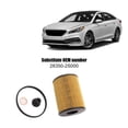 thumbnail image 4 of Sidaley Filtro de aceite de motor de automóvil, filtros de combustible de repuesto profesionales portátiles, repuesto de pieza para Sonata 2.5L (2500) Vehículos, repuestos y accesorios Mis Sidaley VI015819-00B, 4 of 6