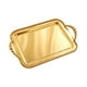 thumbnail image 4 of Bandeja para servir, bandeja para comida, taza de té de lujo, bandeja multifunción para joyas, bandeja de tocador Oro, 4 of 9