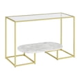 thumbnail image 2 of Progressive Furniture Nola Glass w/Metal Sofa/Console Table in Gold, 2 of 2