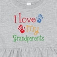 thumbnail image 4 of Inktastic I Love My Grandparents Girls Baby Dress, 4 of 5