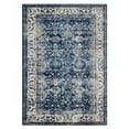 thumbnail image 2 of RUGSOTIC CARPETS MACHINE MADE HEATSET POLYPROPYLENE AREA RUGS - 8'x10', Rectangle, Ivory Blue, Classic Oriental Traditional , High Pile Machine Made Area Rugs for Living Room, Bed Room (M00015), 2 of 5