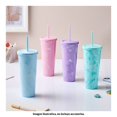 thumbnail image 4 of Vaso My Shop de Plástico de Doble Pared con Tapa y Popote para Bebidas Frías de 700 ml., 4 of 4