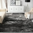 thumbnail image 4 of Safavieh Adirondack Rudyard Abstract Ombre Area Rug, Silver/Black, 9' x 9' Square, 4 of 14
