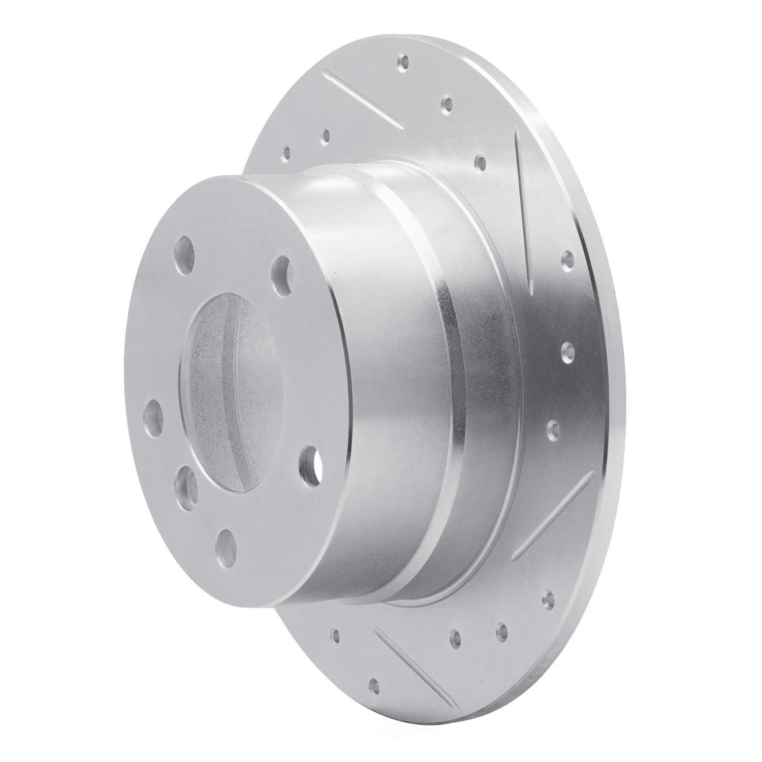 Dynamic Friction Company 631-31045R DFC Brake Rotor - Drilled And Slotted - Silver