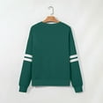 thumbnail image 2 of Cethrio Girls Sweatshirts, Casual Loose Fit Pullover Long Sleeve Tops for Girls Army Green Size 6, 2 of 5