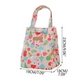 thumbnail image 2 of Insulated Lunch Bag Reusable Hawaii Floral Print Tote Proof Thermal Bag Large Capacity Ideal for Work School Picnics, 2 of 7