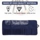 thumbnail image 2 of Bolsa de almacenamiento de pincel de maquillaje plegable Portátil enrollable bolsa de maquillaje para cepillo, 2 of 4