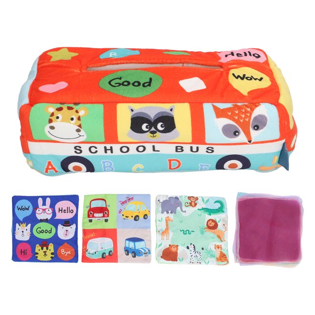 Caja de Pañuelos de Juguete ANGGREK para niños Bufandas de baile Educativos para Bebés