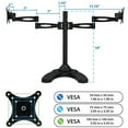 thumbnail image 3 of Mount-It! Dual Monitor Desk Mount,  Fits 2 Computer Screens 17"-27", Full Motion, Adjustable, 3 of 7