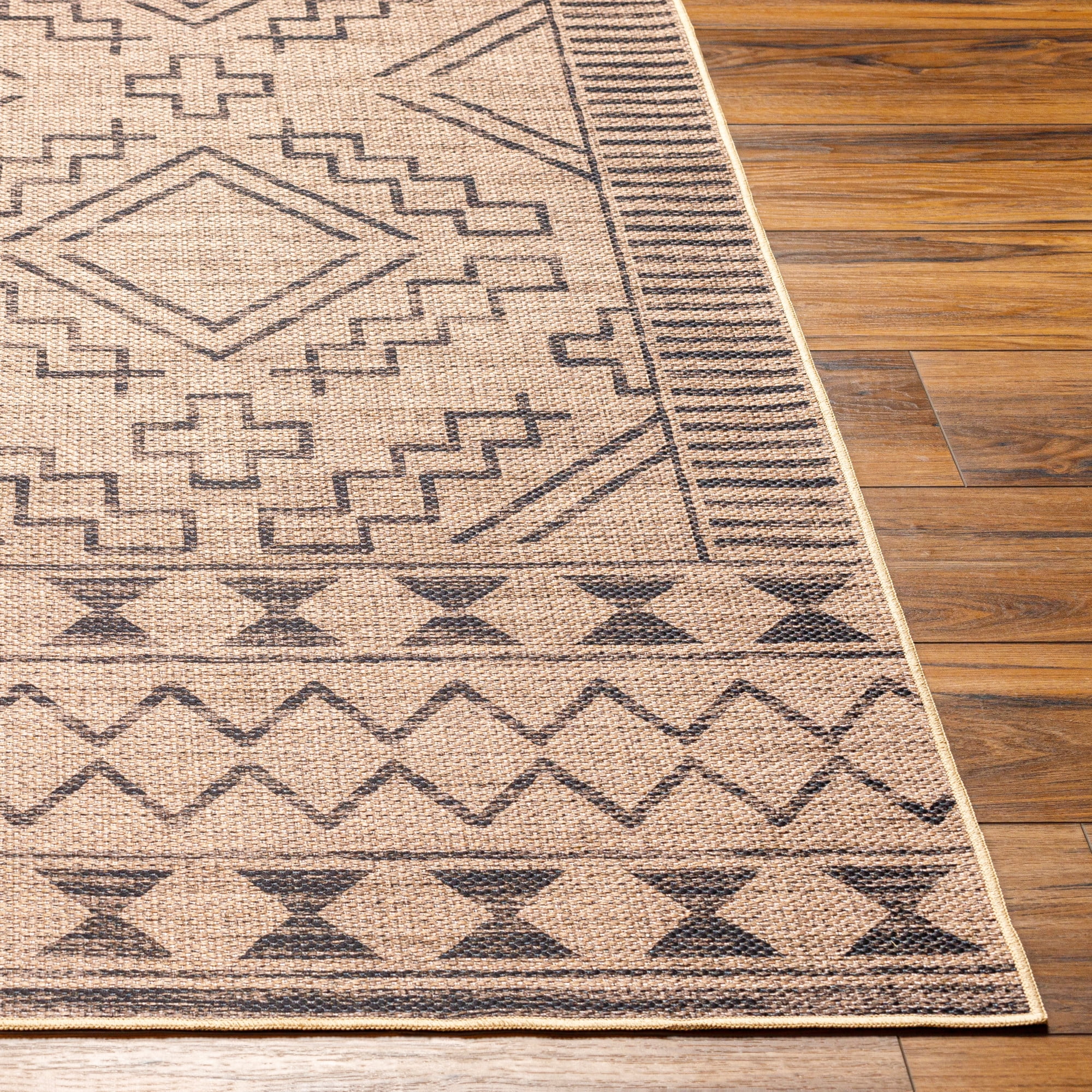 Artistic Weavers Ez Jute Machine Washable Area Rug, 3' x 5', Tan/Gray