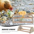 OUSITAID Baby Chicken Roosting Perch Chick Wooden Stand Roosting Bar