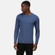 thumbnail image 4 of Regatta - Camiseta Essentials Manga Larga Hombres - Pack de 3 (Gris, Azul, Negro), 4 of 7