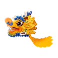 thumbnail image 5 of S SERENABLE Handmade Paper Dragon DIY Material New Year Paper Dragon Materials Dragon Garland Kids Toy Lovely Accessories for Celebration Yellow, 5 of 8