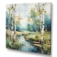 thumbnail image 2 of Designart "Birch Woods Winds X" Forest Canvas Wall Art, 2 of 5